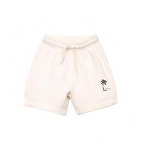 NEW PLAY UP boy's fleece shorts in ecru